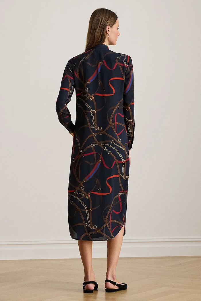 Lauren Ralph Lauren rochie 200P03552 bleumarin SS26