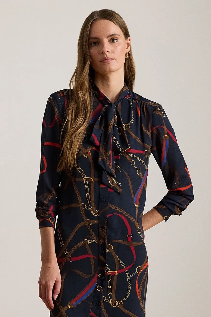Îmbrăcăminte Lauren Ralph Lauren rochie 200P03552 bleumarin