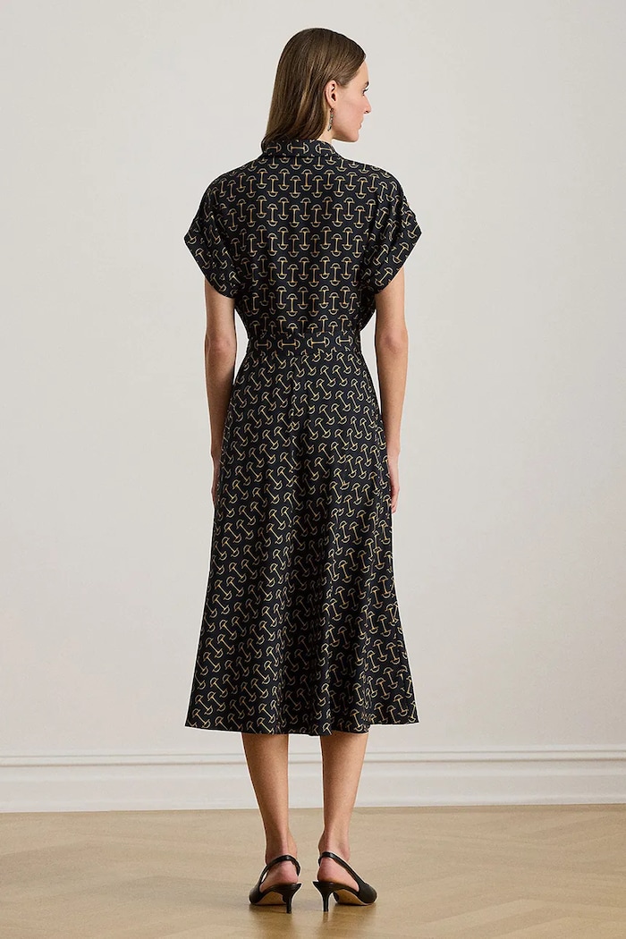 Lauren Ralph Lauren sukienka 200P03557 granatowy SS26