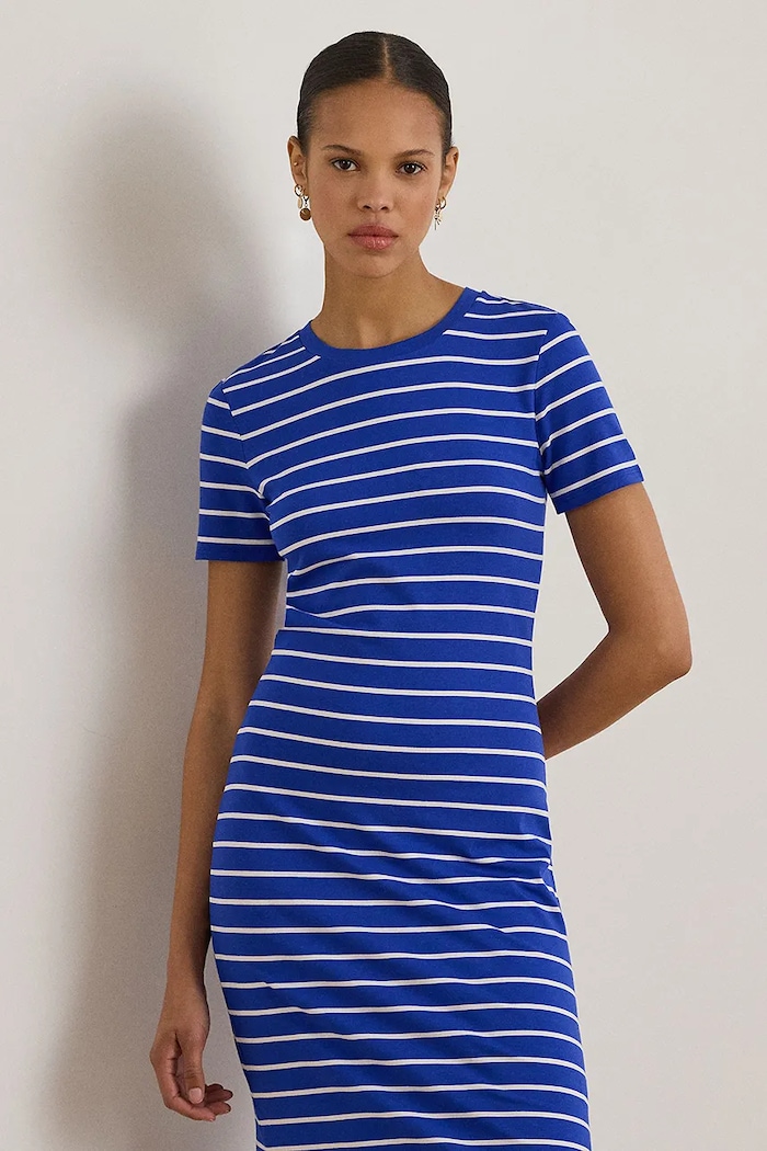 Одяг Сукня Lauren Ralph Lauren 200P03768 блакитний