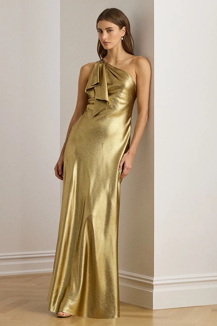 Šaty Lauren Ralph Lauren 253918412 zlatá
