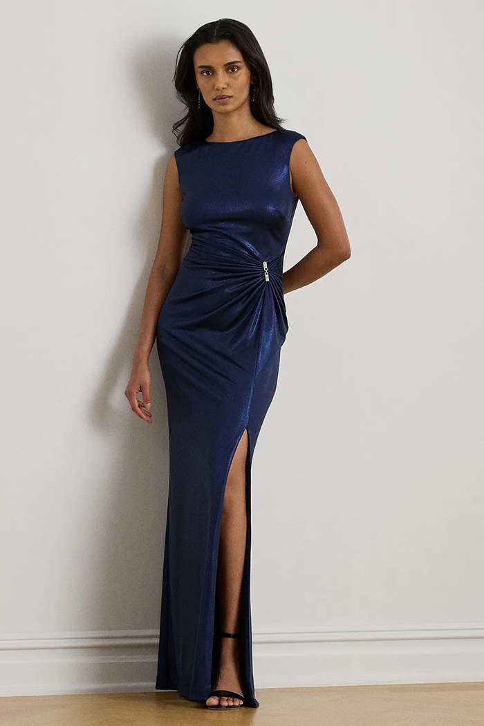 Lauren Ralph Lauren ruha vállas sötétkék 253P04060