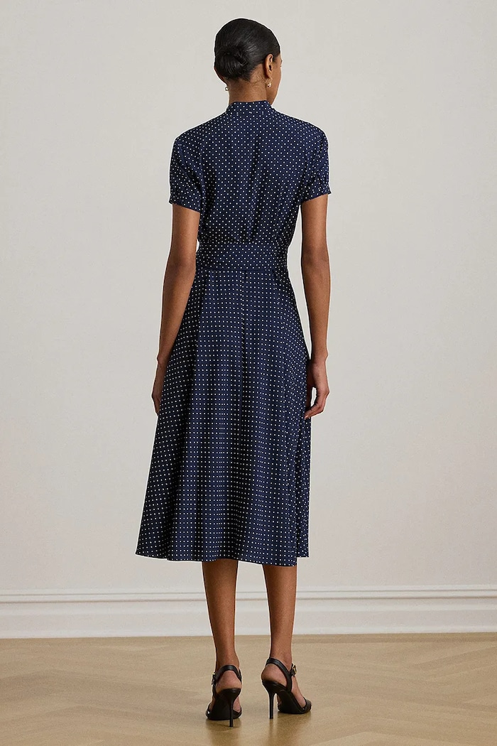 Lauren Ralph Lauren sukienka 200P11525 granatowy SS26