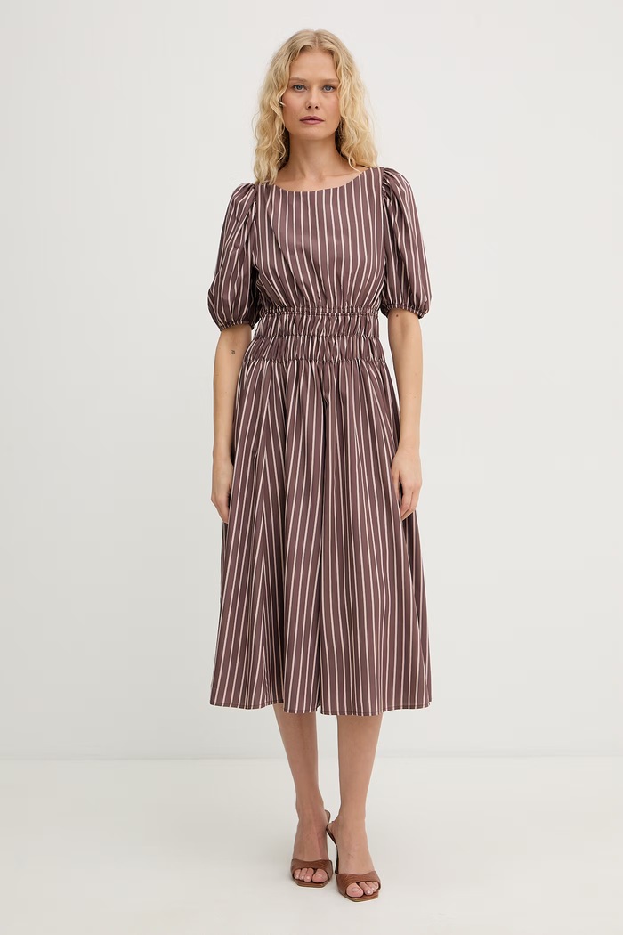Pinko Καλοκαιρινό με βισκόζη καφέ 106670.A33Q