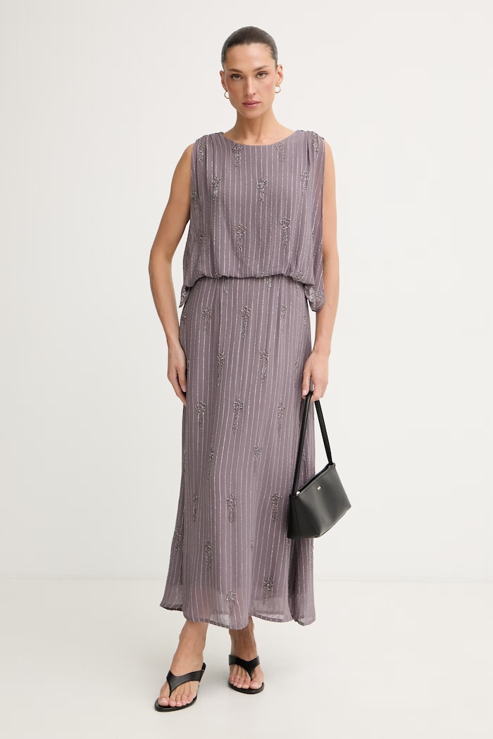 Hoss Intropia rochie cu vâscoză 8223245 violet SS26