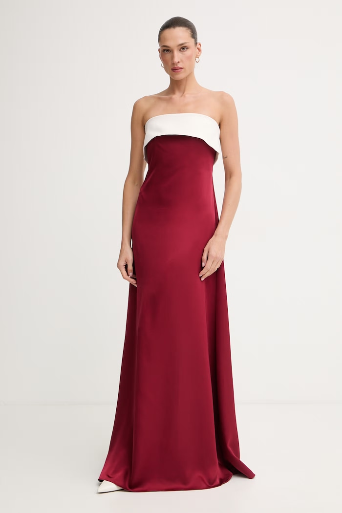 Pedro del Hierro sukienka rozkloszowana bordowy 3813562