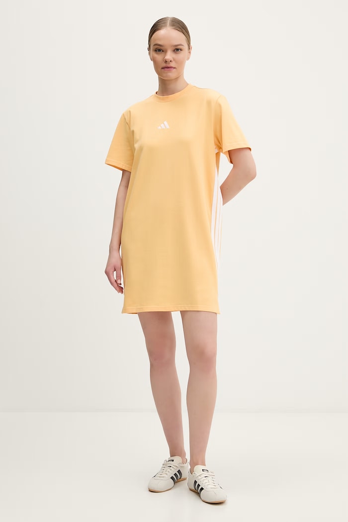 Šaty adidas nášivka oranžová KC4820