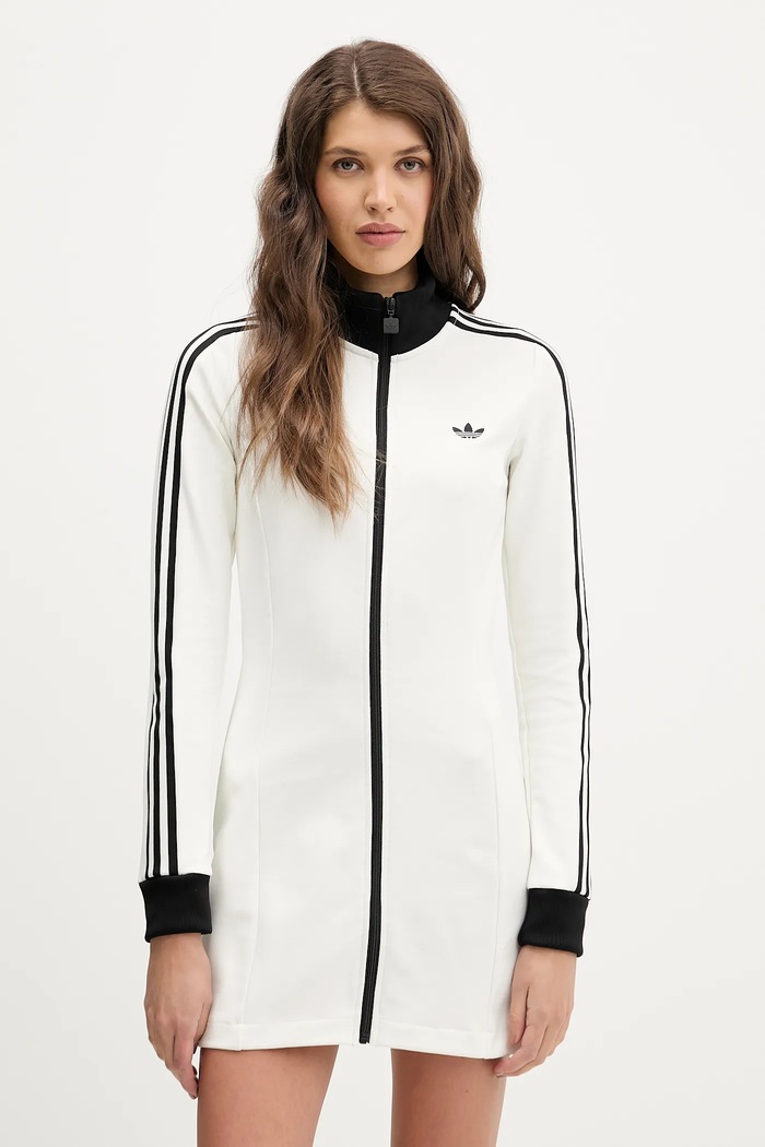 Рокля adidas Originals еластичен бежов KD3771