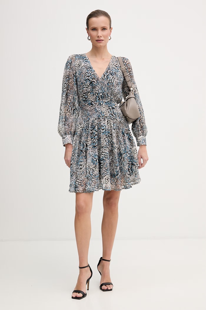 Morgan rochie RESKY.F albastru SS26