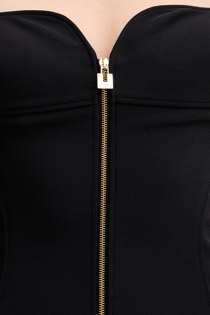 Elisabetta Franchi obleka AB90061E2 črna