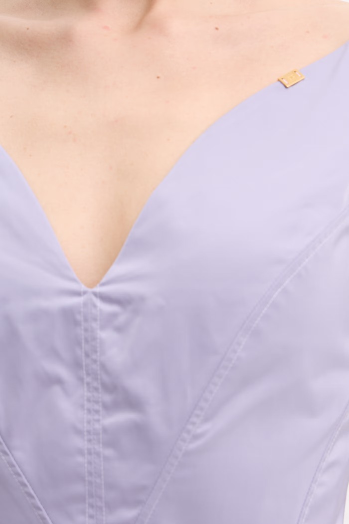 Elisabetta Franchi καλοκαιρινό AB90361E2 μωβ