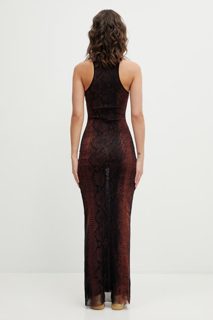 Одежда Платье Jean Paul GAULTIER Python 26.01.W.DR109.M012P коричневый