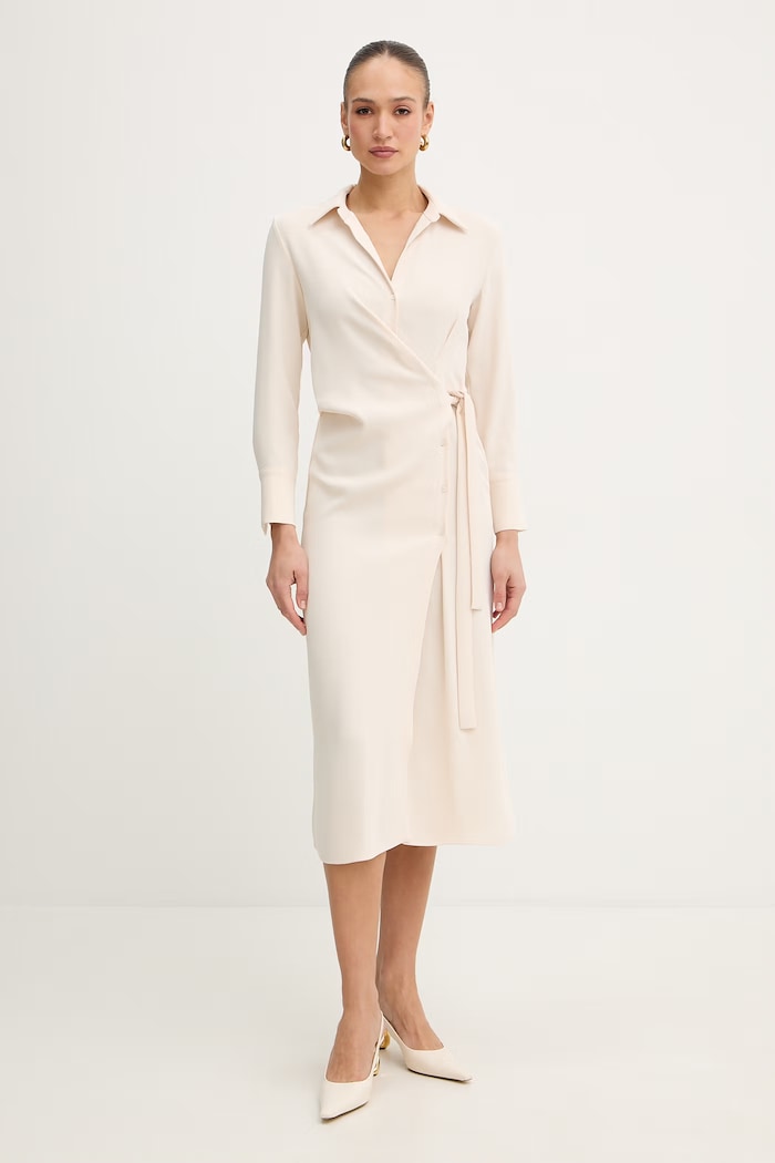 IBlues sukienka FATTI casual beżowy 2617221051200