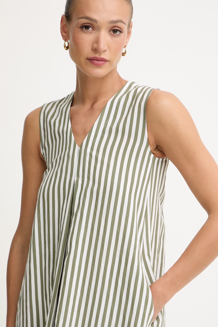 Marella sukienka letnia z wiskozą Emme by Marella zielony 2615221452200