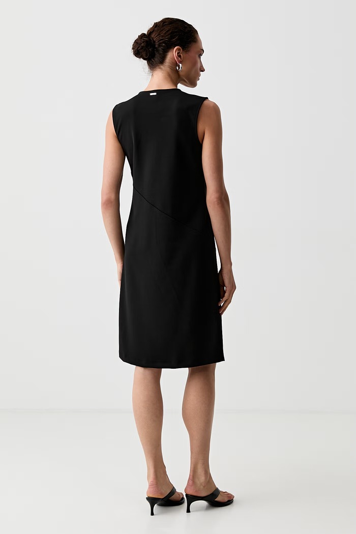 Oblačila Calvin Klein obleka LV044F215G črna