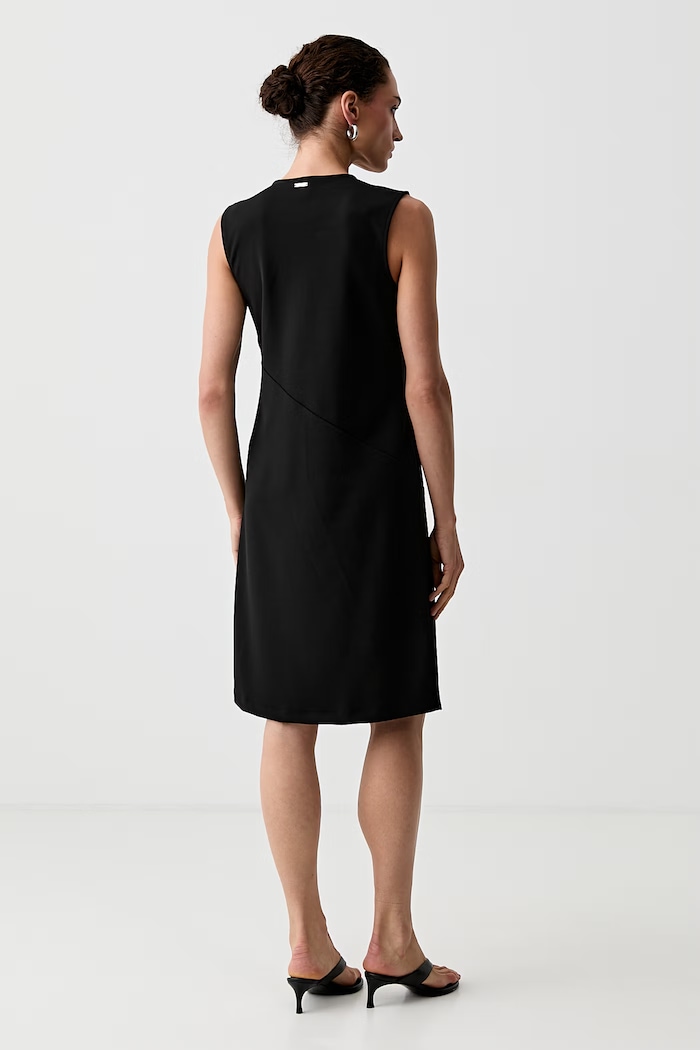 Oblačila Calvin Klein obleka LV044F215G črna