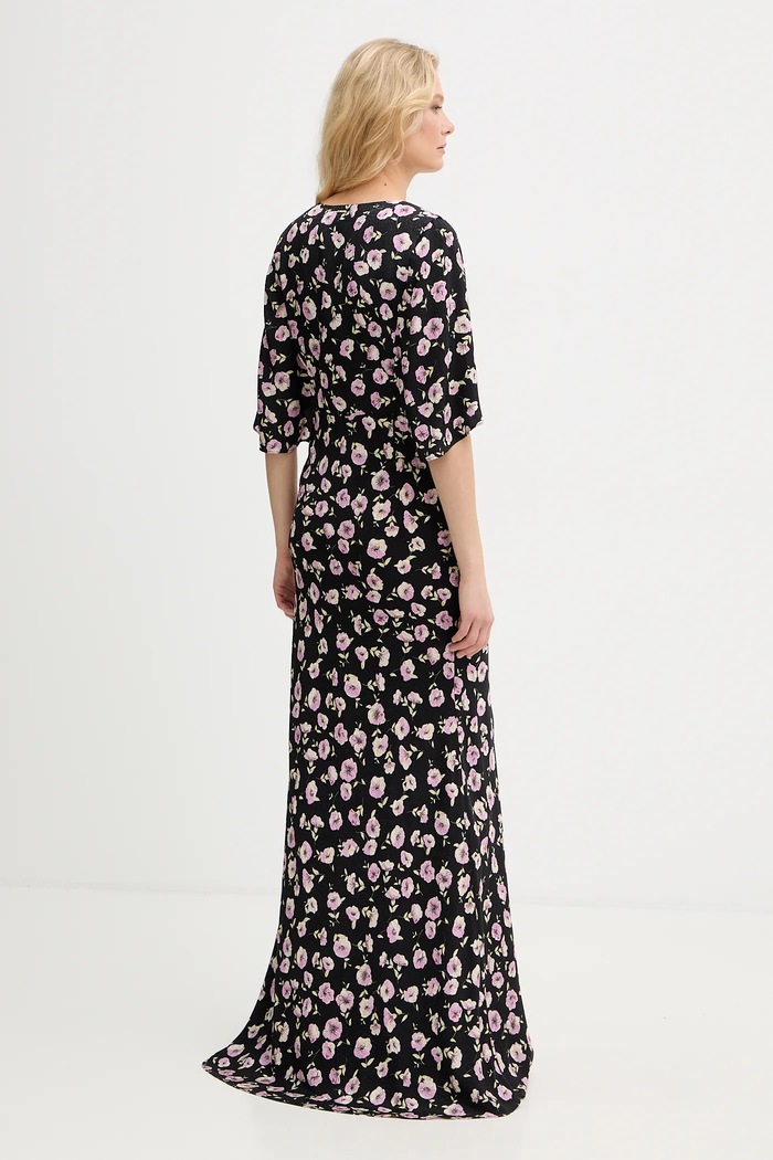 Îmbrăcăminte Twinset rochie din viscoză 261TP210A negru