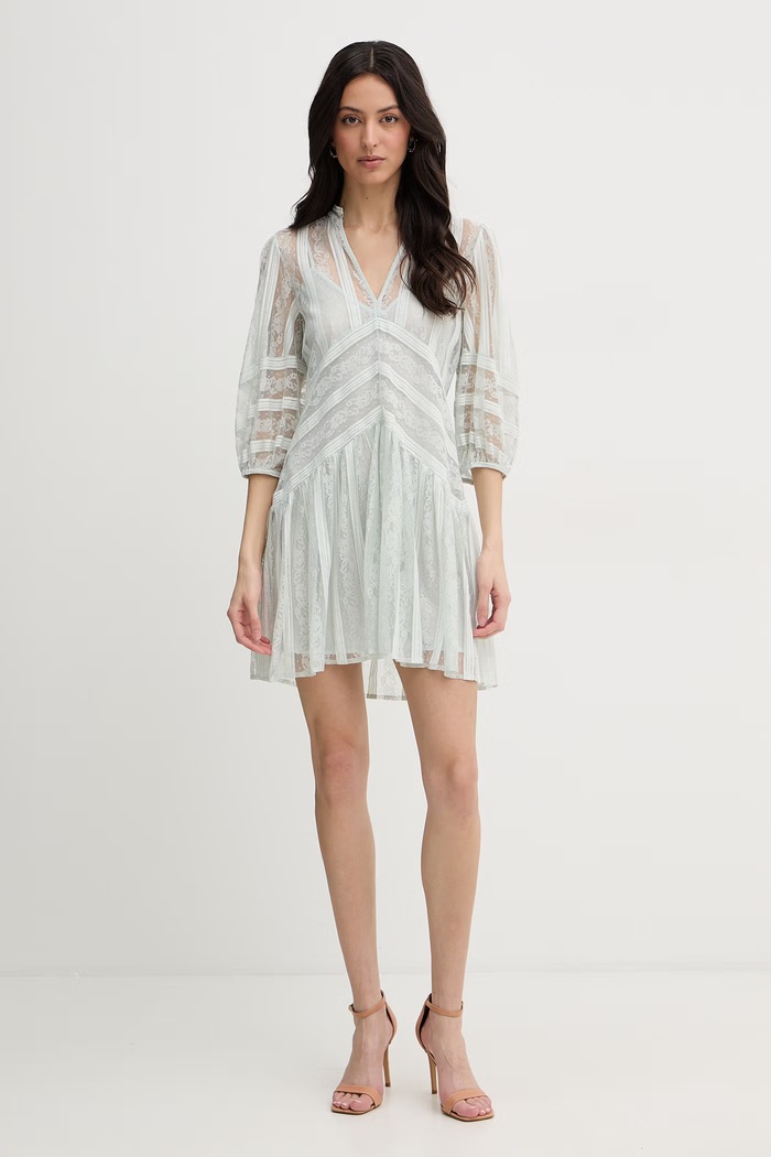 Twinset šaty čipkované 261TP2543 zelená SS26