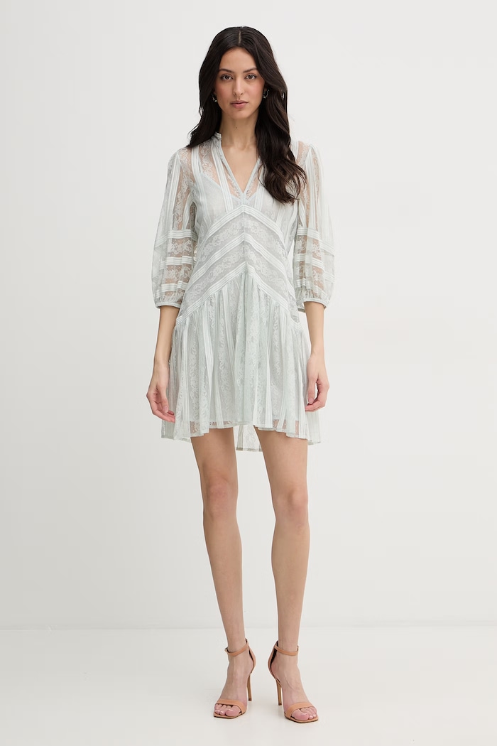 Twinset šaty čipkované 261TP2543 zelená SS26