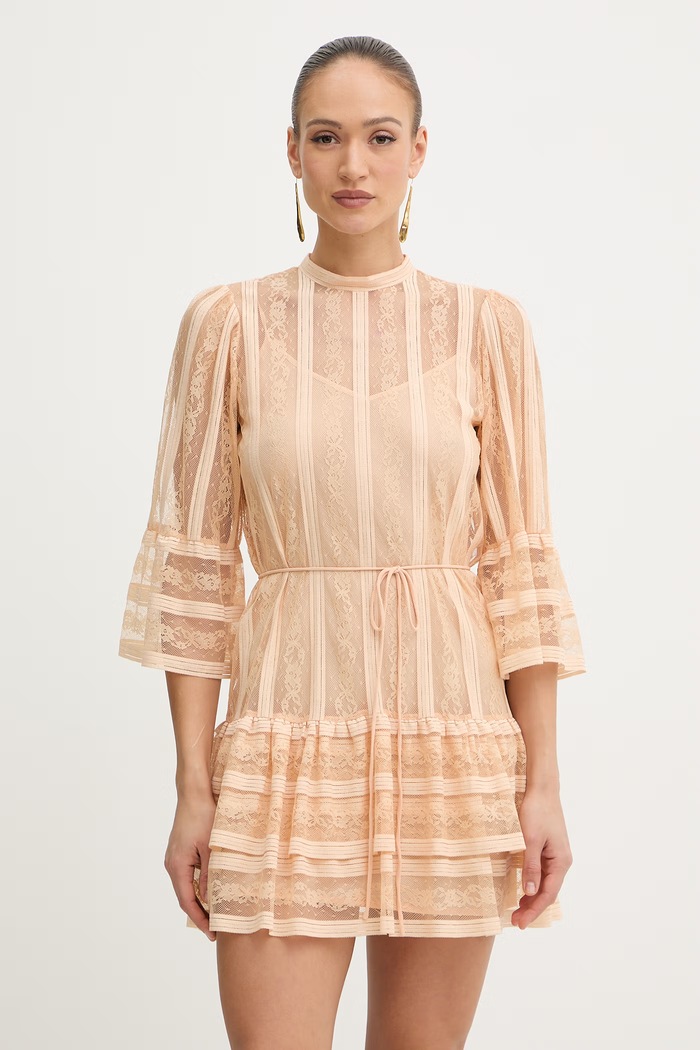 Twinset šaty babydoll oranžová 261TP2544