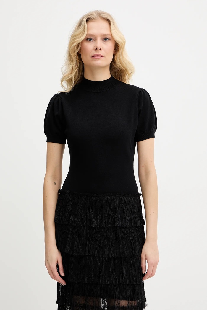 Twinset rochie negru 261TP3163