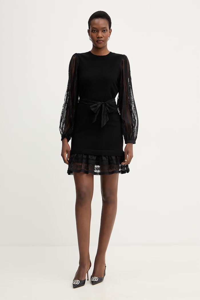 Twinset sukienka 261TP3430 czarny SS26