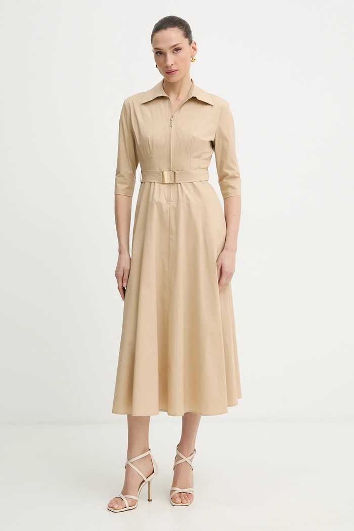 Šaty Twinset maxi béžová 261AP2284