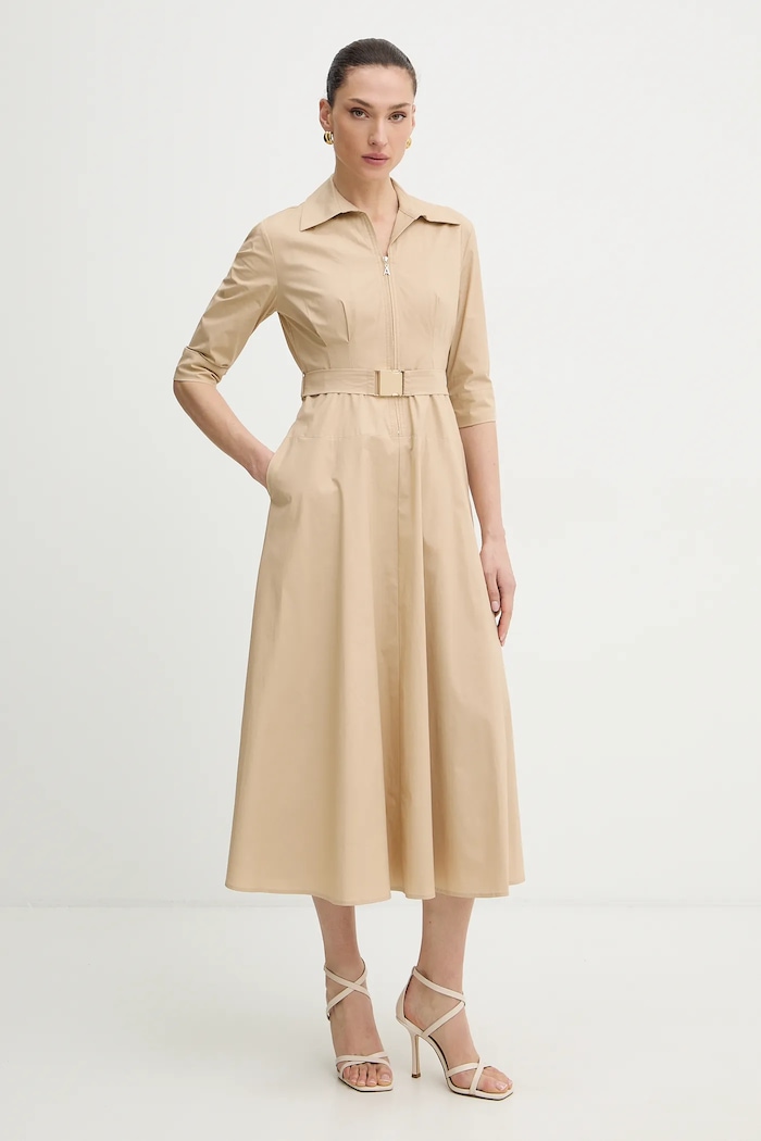 Šaty Twinset 261AP2284 béžová SS26