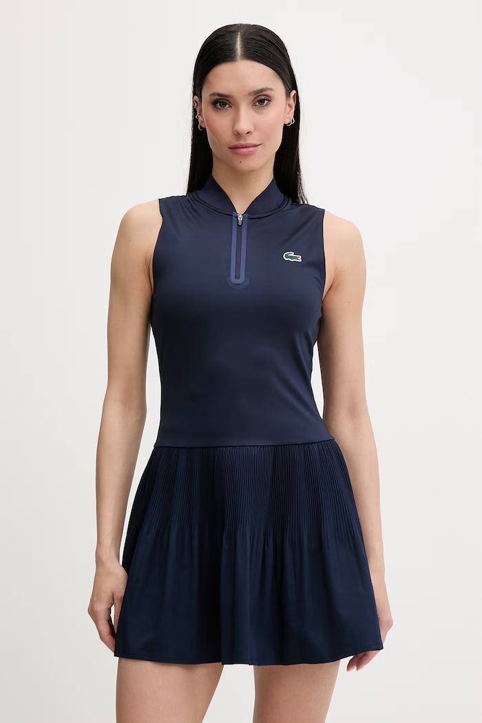 Lacoste sukienka granatowy EF0151
