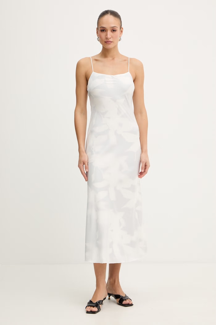 Trussardi rochie maxi alb 7502A001826N