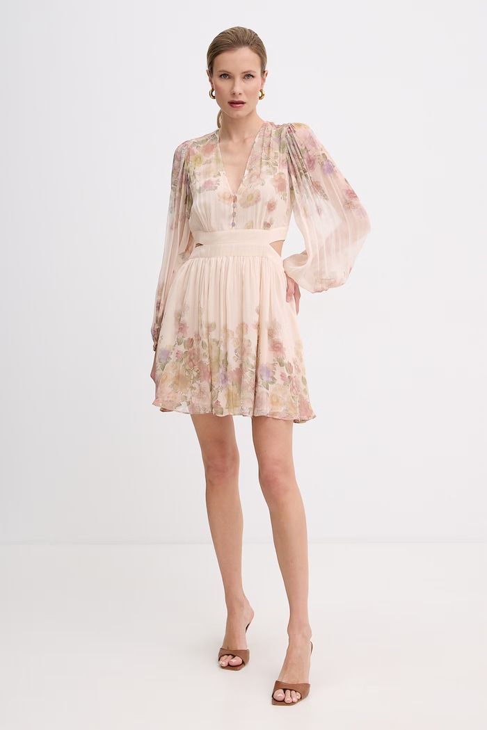 Twinset rochie cu vâscoză 261TT2561 bej SS26