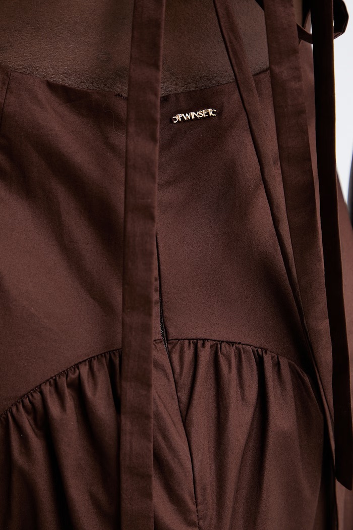 Twinset letné šaty bavlnené s elastanom 261TT2213