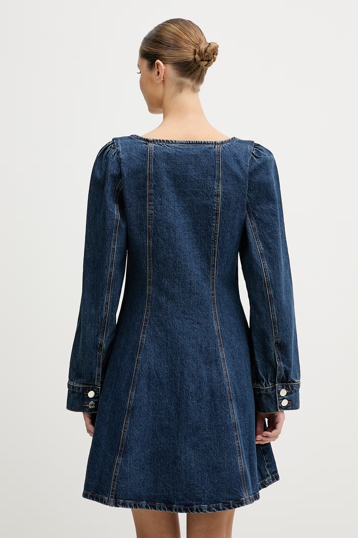 Îmbrăcăminte Gestuz rochie de denim 10911019 bleumarin