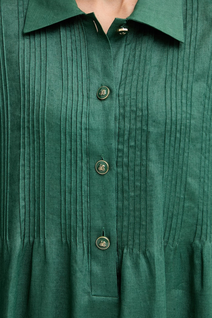 Luisa Spagnoli rochie din in Pasotto 543083 verde