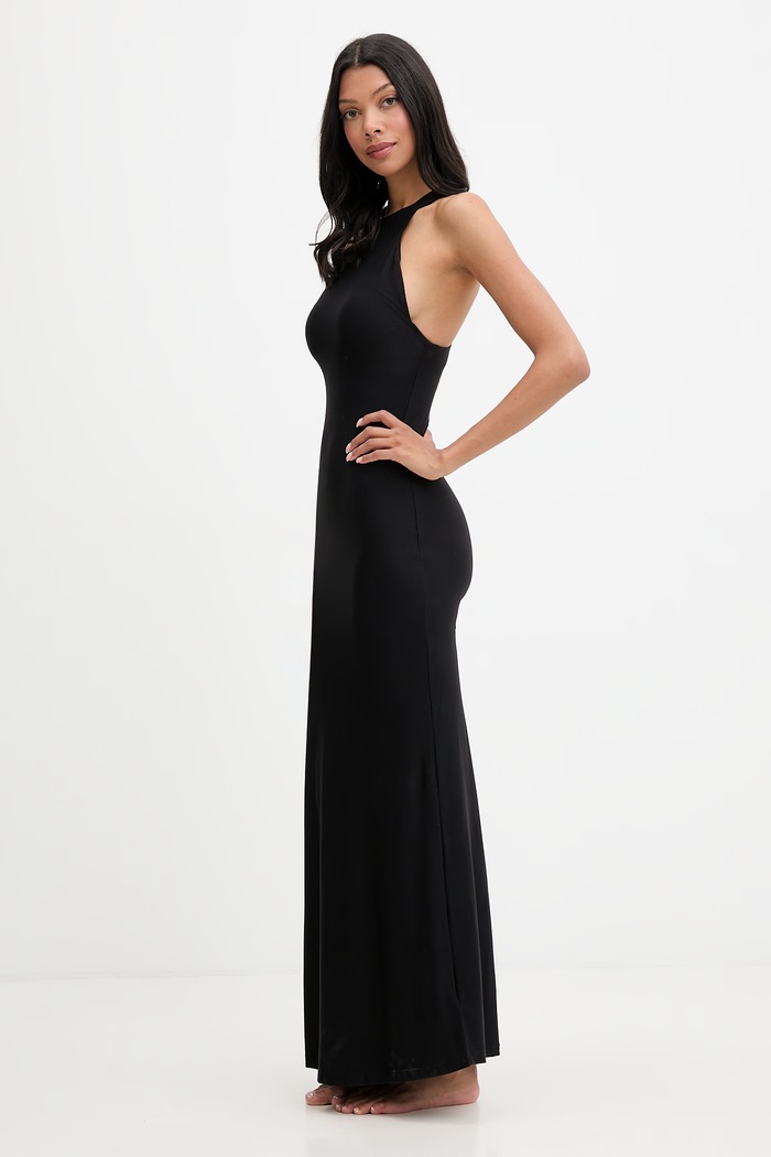Guess rochie EVELINE O6GK03.KCDE0 negru SS26