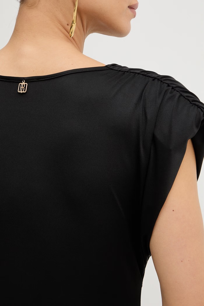 Fracomina rochie FS26SD1011W79801 negru