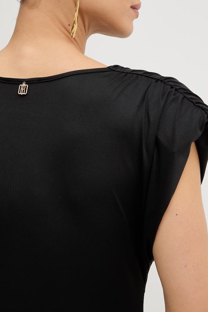 Fracomina rochie FS26SD1011W79801 negru