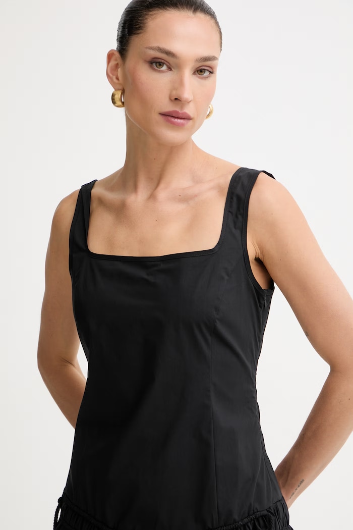 Pinko rochie din bumbac negru 106831.A2LD