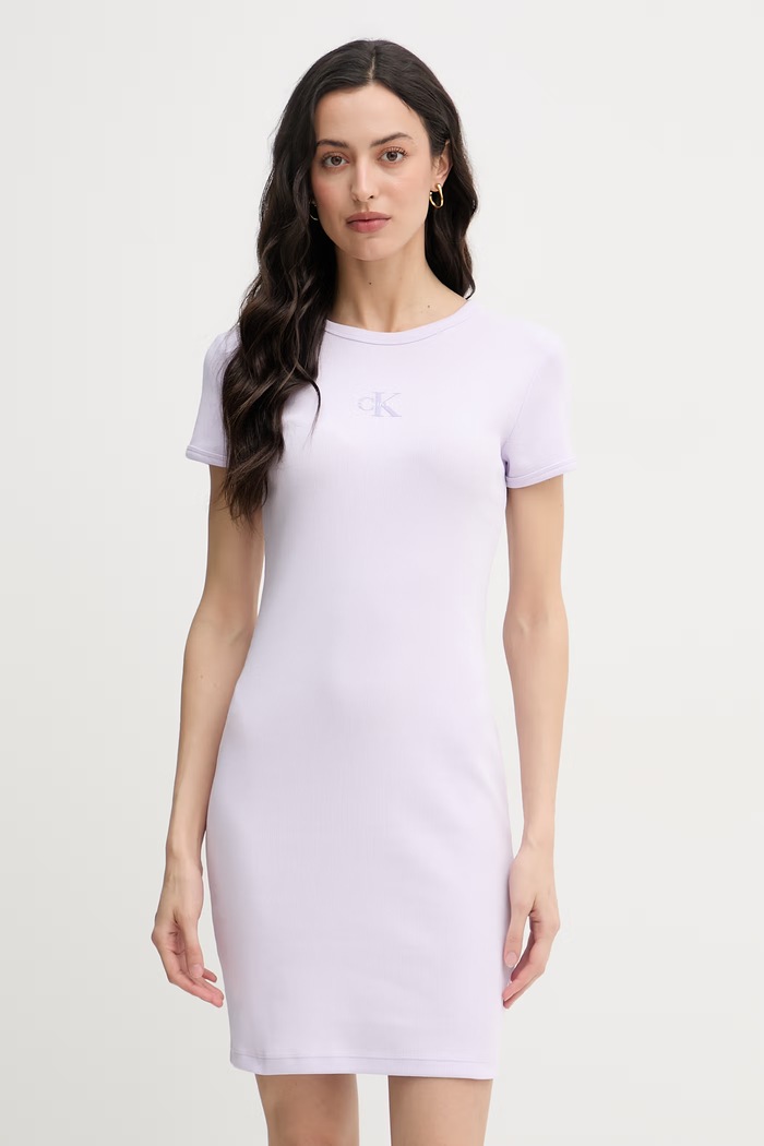 Calvin Klein Jeans rochie violet LV047F241G