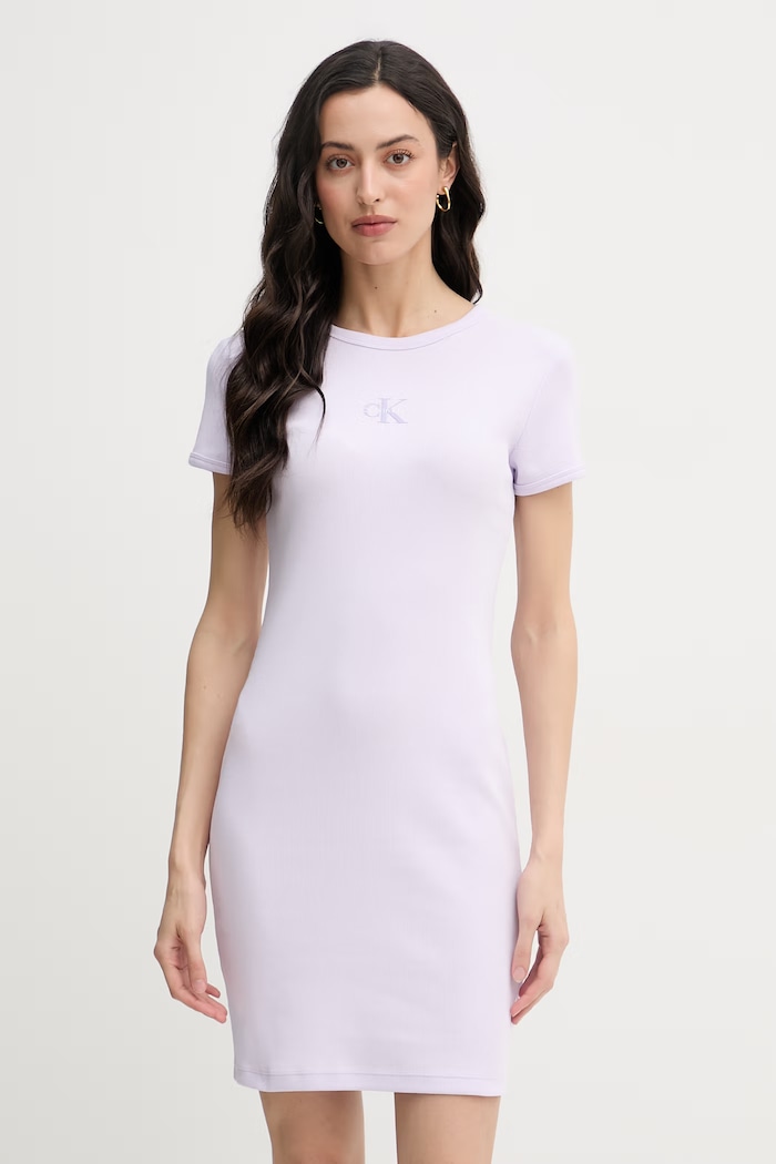 Calvin Klein Jeans rochie violet LV047F241G