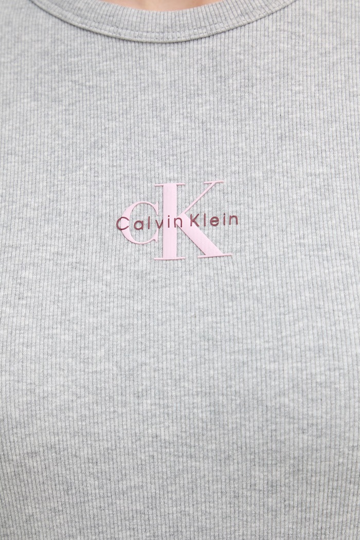 Calvin Klein Jeans šaty LV047F241G sivá