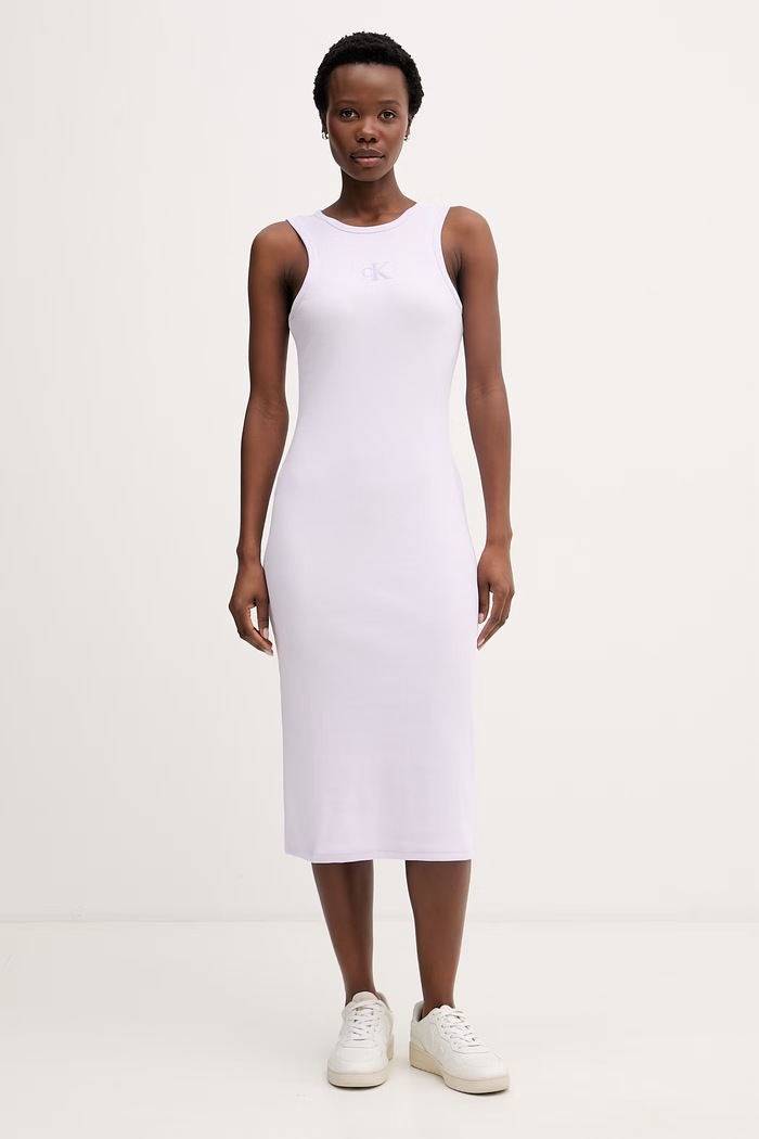 Calvin Klein Jeans rochie violet LV047F242G