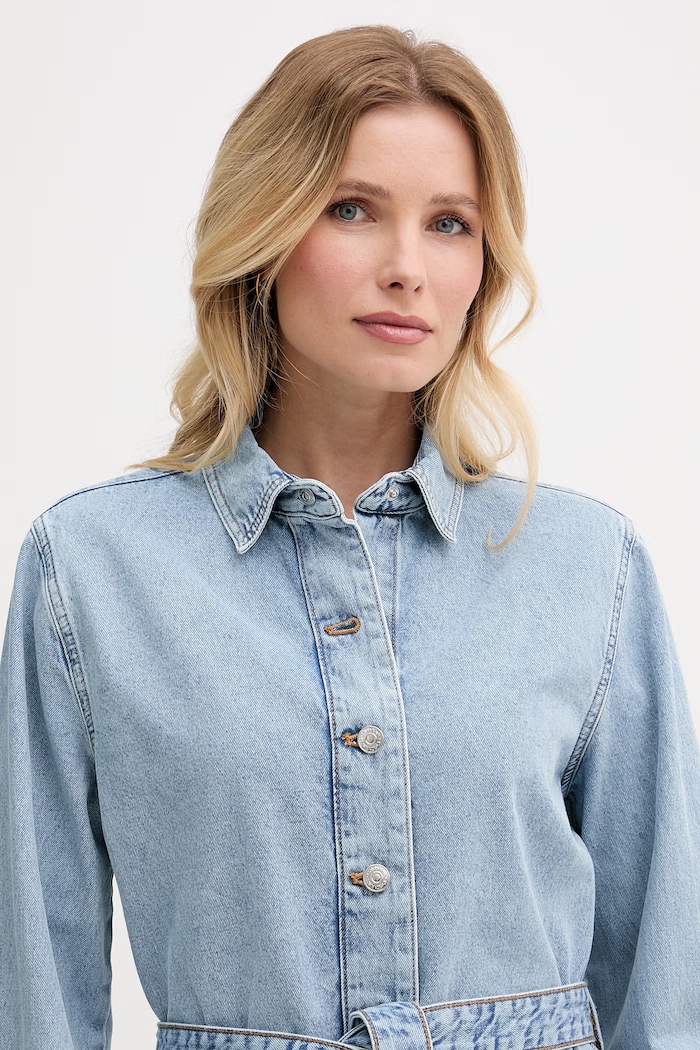Calvin Klein Jeans Šaty rifľové modrá LV047F671G