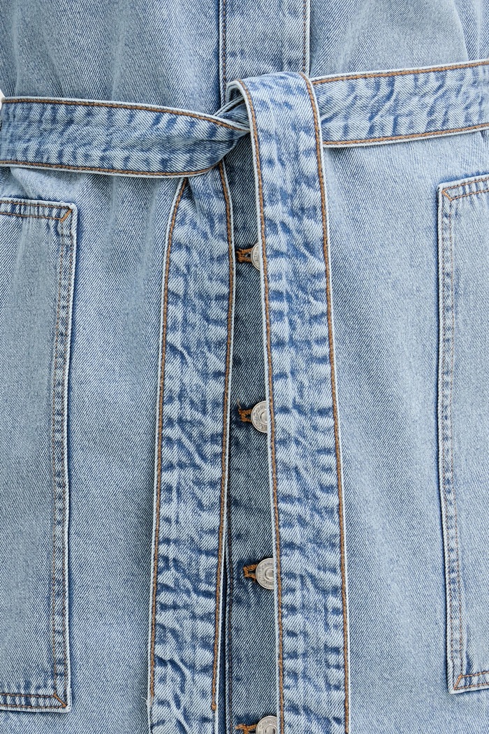 Calvin Klein Jeans Šaty rifľové LV047F671G modrá