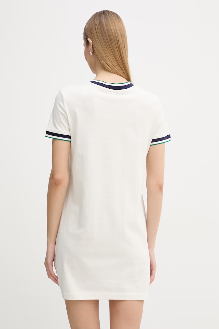 Oblečenie Calvin Klein Jeans šaty bavlnené LV047F248G béžová