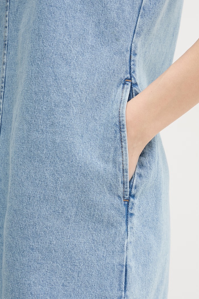 Calvin Klein Jeans šaty rifľové LV047F499G