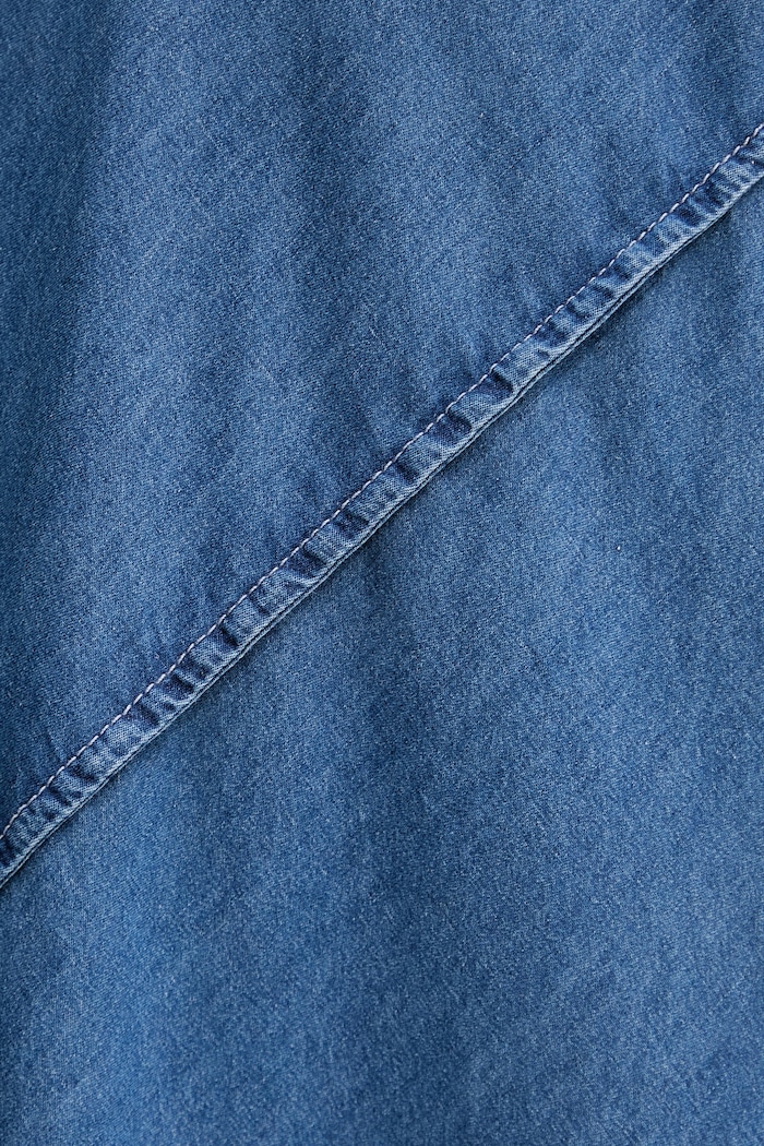 Calvin Klein Jeans letné šaty rifľové LV047F748G modrá
