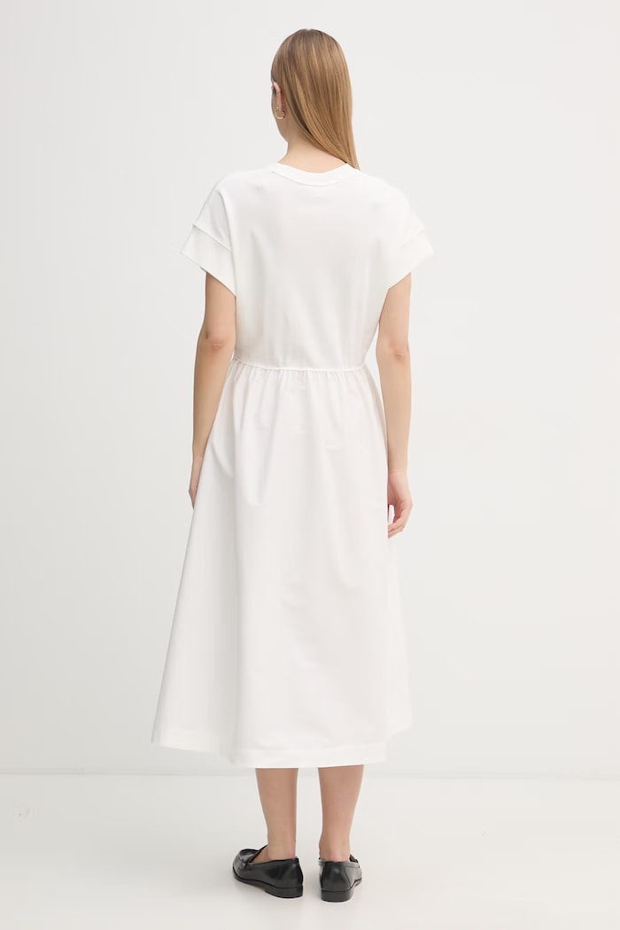 Oblečenie Tommy Hilfiger šaty bavlnené WW0WW51148 béžová