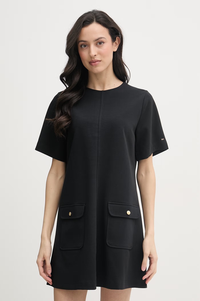 Tommy Hilfiger šaty čierna WW0WW48775