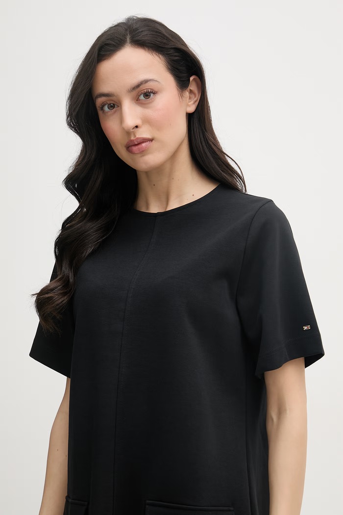 Tommy Hilfiger šaty čierna WW0WW48775